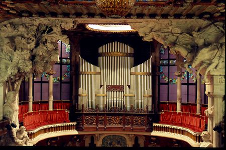 Órgano del Palau de la Música en Barcelona (2)
