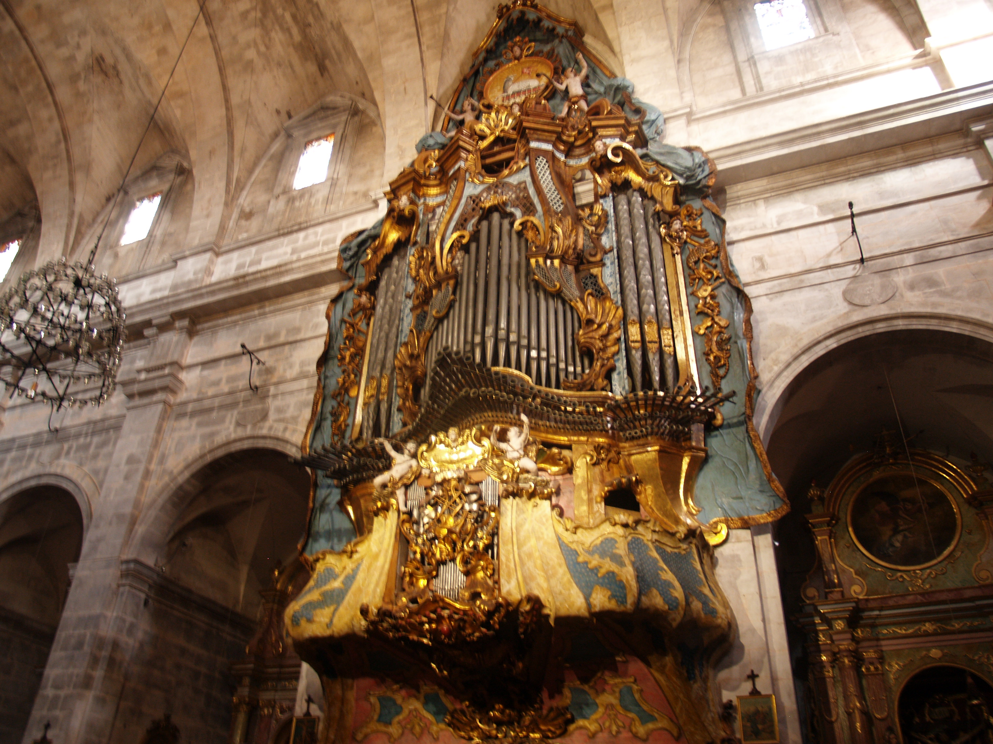 Órgano de la Iglesia de Sant Andreu en Santanyí (Mallorca)